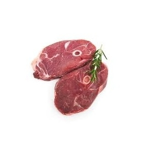 Agneau, tranches de gigot avec os