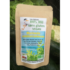 Marinade méditerranéenne - bio, végan et sans gluten