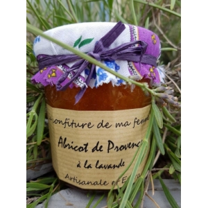 Confiture abricot lavande