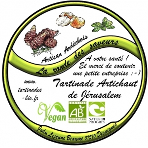 Tartinade artichaut de jérusalem