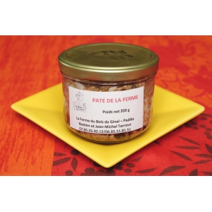 Pâté de la ferme de porc fermier