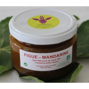 Confiture figue mandarine bio