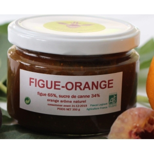 Confiture figue orange ''bio''