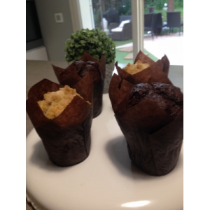 Muffins 'atomiques ' tout chocolat ' boite de 4 -