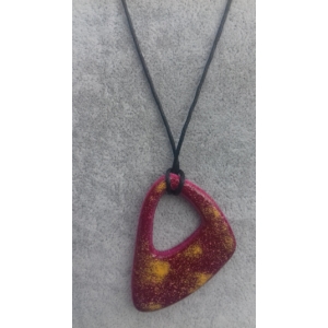 Collier effet émaillé