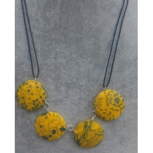 Collier screen jaune