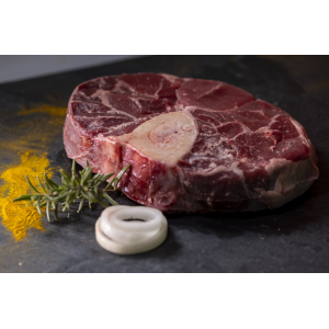 Boeuf jarret en tranche avec os