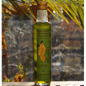 Huile d'olive  vierge extra ''bio'' – flore  variété frantoio