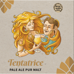 Tentatrice, blonde bio type pale ale 6,2% alc