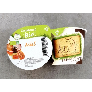 Lot de 6 yaourts au miel de bourgogne