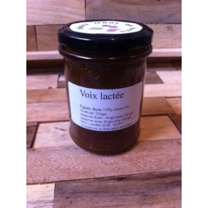 Confiture ' voix lactée', figues-thym