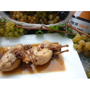 Duo de cailles au foie gras