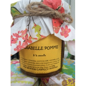 Confiture de mirabelle, pomme et cannelle