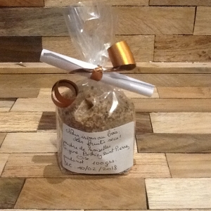 Poudre de noisettes.