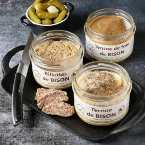 Pack noel trio de bison