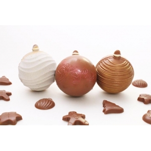 Boule de noël chocolat