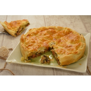 Tourte à la viande marinée - 2 parts