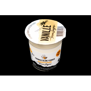 Fromage blanc aromatisé à la vanille