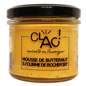 Mousse de butternut à la fourme de rochefort