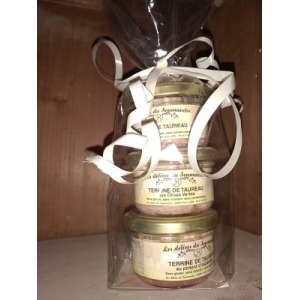 Terrine de taureau au par 3 de 180 g