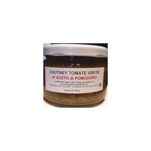 Chutney tomate verte al'aceto di pomodoro
