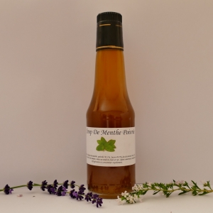 Sirop de menthe poivrée