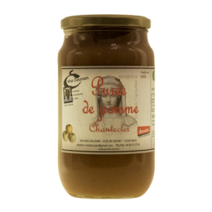 Purée de pomme chantecler demeter 820g