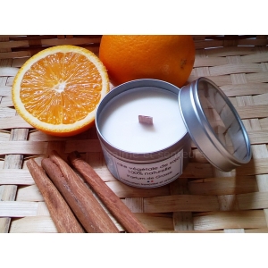 Bougie végétale orange épicée