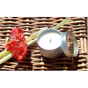 Bougie végétale parfumée citronnelle géra