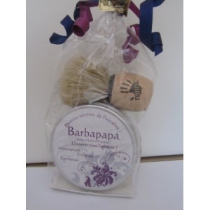 Barbapapa  avec blaireau