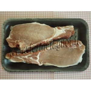 Lot de 2 côtes de porc