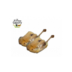 2 cuisses confites sous vides