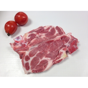 2 côtes échines de porc