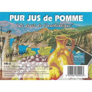 Pur jus de pomme clair