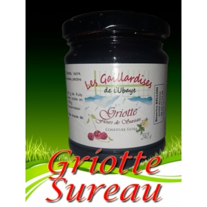 Confiture griotte fleurs de sureau