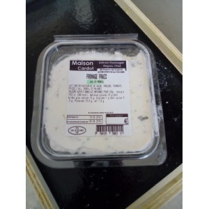 Fromage frais fouetté ail et persil