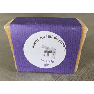 Savon lait de jument - lavande