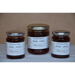 Confiture de prunes d'ente safranée
