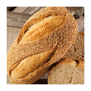Pain garni au sésame bio