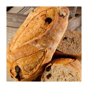 Pain garni aux olives bio