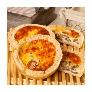 Quiche aux champignons x2 bio