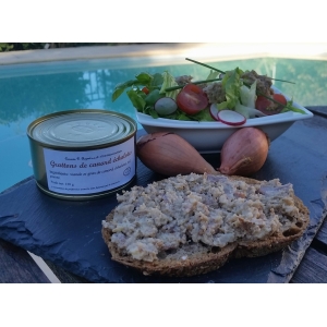 Grattons de canard aux échallotes