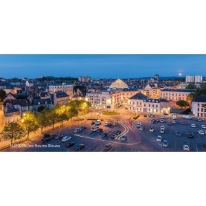 Carte postale alençon, place maréchal foch