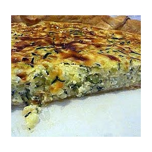 Quiche courgettes