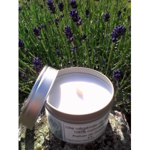 Bougie végétale parfum lavande