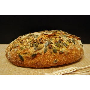 Boule aux graines de courges (tranches)