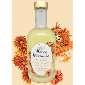 Kombucha curcuma - gingembre - fleur d'oranger