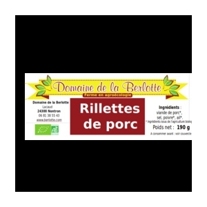 Rillettes de porc