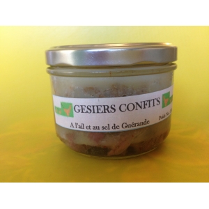 Gésiers confits de  poulets