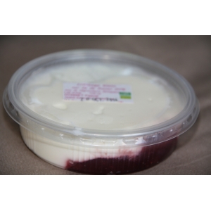 Fromage blanc onctueux cassis